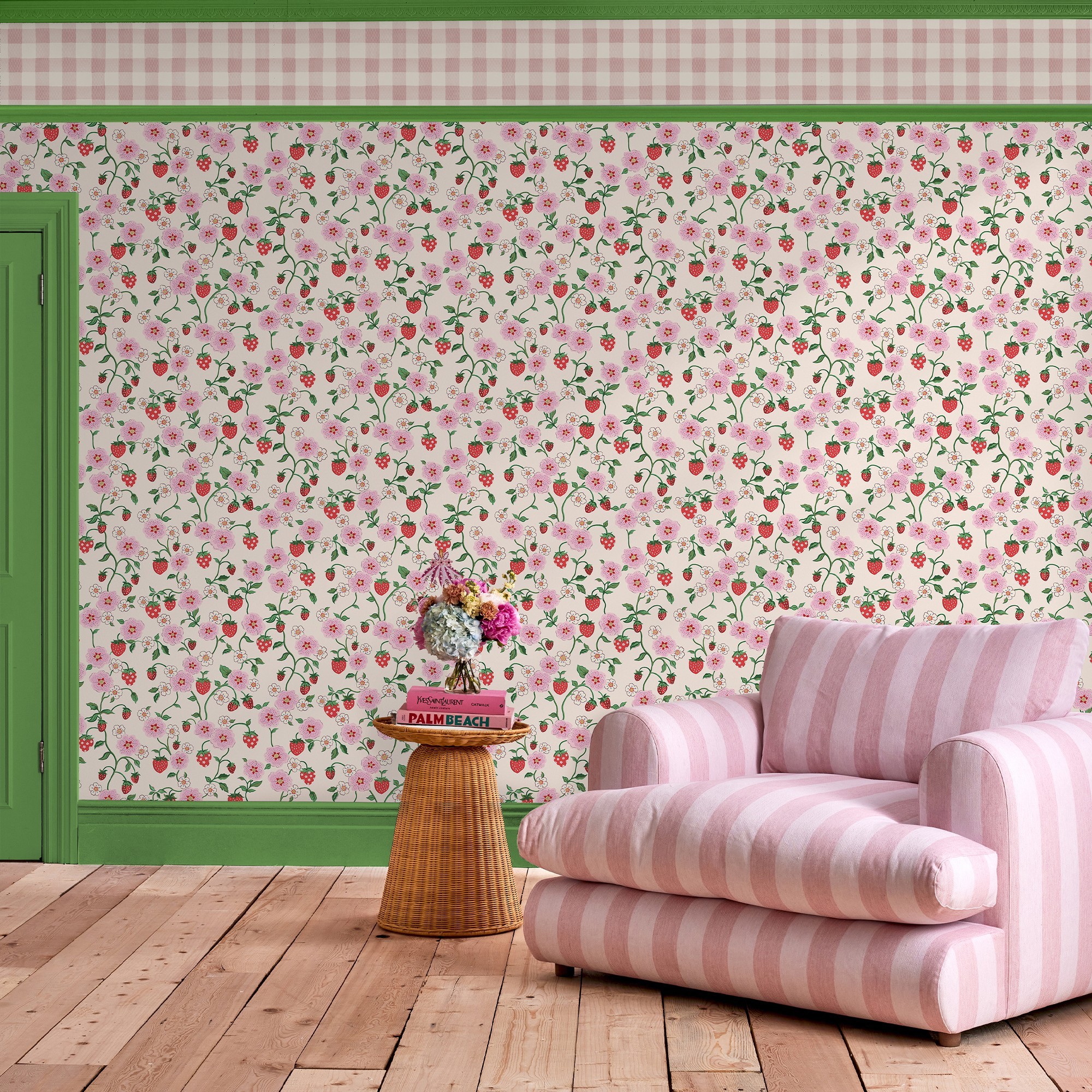 Strawberry Wallpaper 125531 By Cath Kidston In Spring